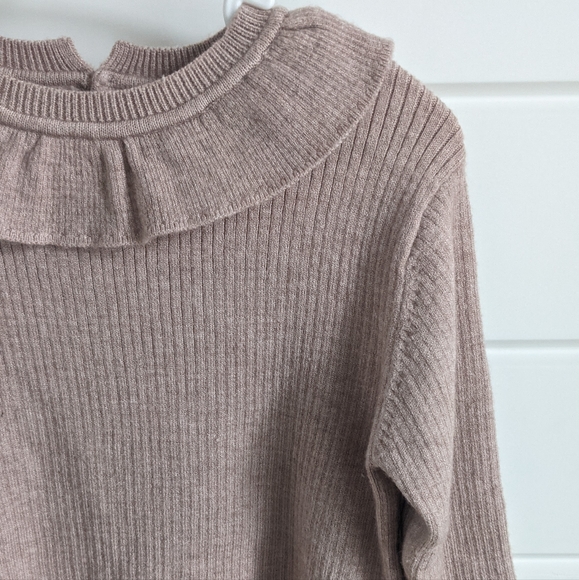 Zara Baby Girl Rose Knit Sweater - Picture 2 of 5